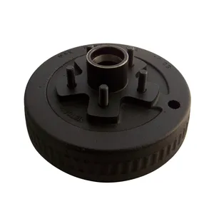 D545-Fin: Tambor de 10", 5 parafusos, furação 4.5/4.75/5.0/5.5", pista L44610/L68111, 3500 lb