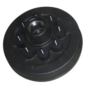 D865: Tambor de 12", 8 parafusos, furação 6.5", pista 14276/25520, 7000 lb