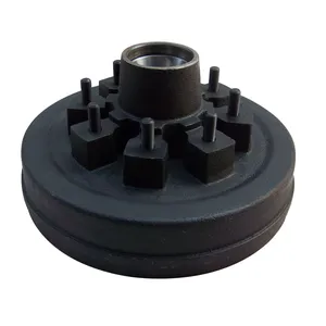 D865SW: Tambor de 12", 8 parafusos, furação 6.5", pista 14276/25520, 7000 lb